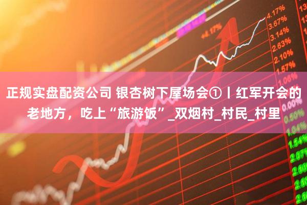 正规实盘配资公司 银杏树下屋场会①丨红军开会的老地方，吃上“旅游饭”_双烟村_村民_村里